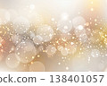 A silver-white abstract background with countless tiny specks of light swirling like snow. 138401057