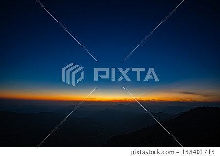 Stunning Sunrise at Phu Ruea National Park Stunning Sunrise at Phu Ruea National Park 138401713