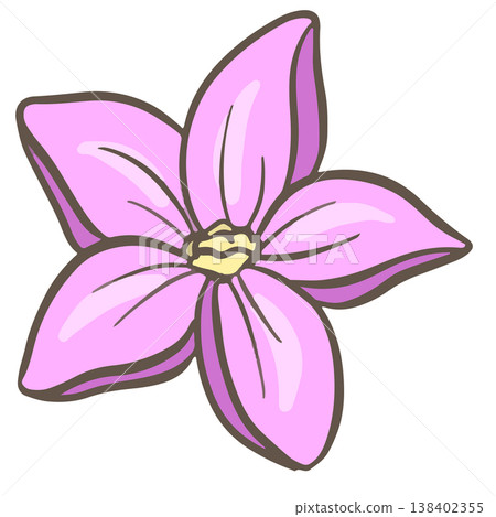 Simple floral flower heads pretty wildflower outline clipart vector illustration Simple floral flower heads pretty wildflower outline clipart vector illustration 138402355