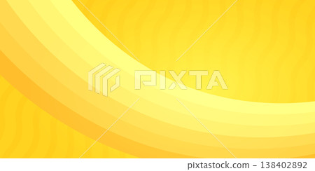 Abstract yellow summer wavy background. Summer gradient with fluid wave shapes. Vibrant summer orange and lemon horizontal backdrop for seasonal sales, beach party posters and web design. Abstract yellow summer wavy background. Summer gradient with fluid wave shapes. Vibrant summer orange and lemon horizontal backdrop for seasonal sales, beach party posters and web design. 138402892