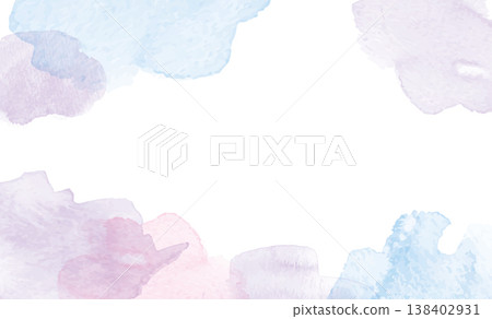 Purple and light blue watercolor-style background illustration Purple and light blue watercolor-style background illustration 138402931