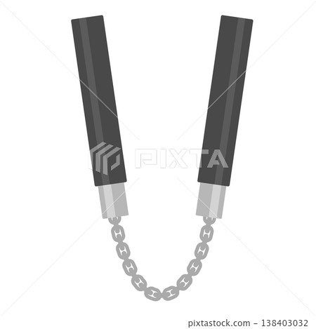 Illustration of nunchaku 138403032