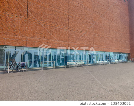 Belgium, Brussels, Heysel Stadium, Exterior of King Baudouin Stadium 138403091