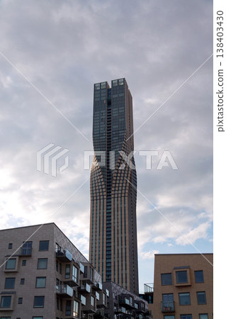 The tallest building in Scandinavia Karlatornet skycraper in Lindholmen, Gothenburg, Sweden The tallest building in Scandinavia Karlatornet skycraper in Lindholmen, Gothenburg, Sweden 138403430