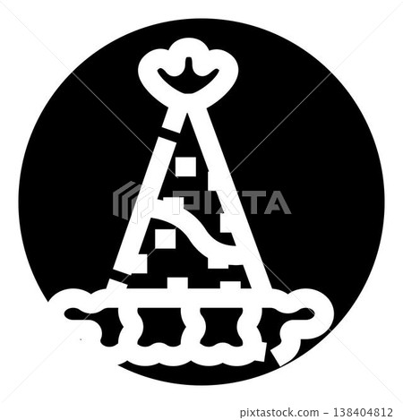 Party hat celebrating birthday event icon design Party hat celebrating birthday event icon design 138404812