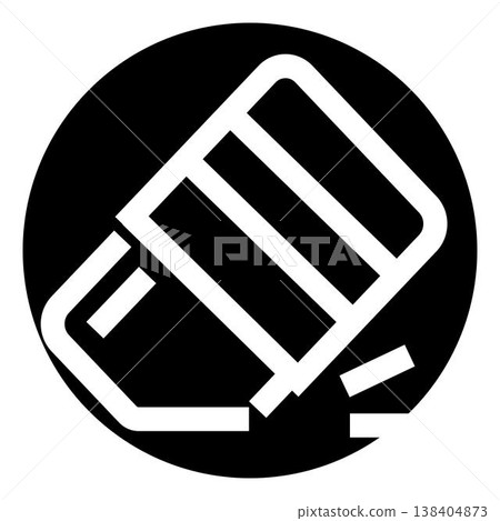 Eraser tool deleting mistakes and correcting errors 138404873