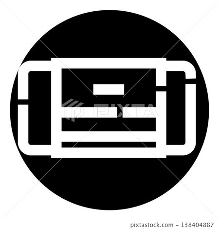 Medical face protection mask flat icon design Medical face protection mask flat icon design 138404887