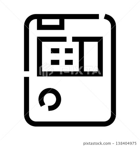 Document interface icon symbolizing data management Document interface icon symbolizing data management 138404975