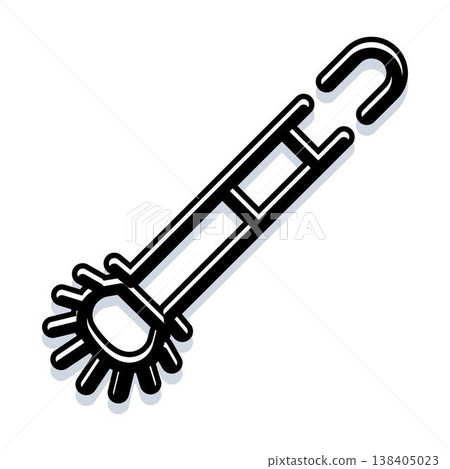 Pasta server outline icon kitchen utensil Pasta server outline icon kitchen utensil 138405023