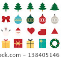 Christmas Icon Set - Flat Color 138405146