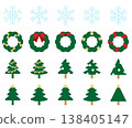 Christmas Icon Set - Flat Color 138405147
