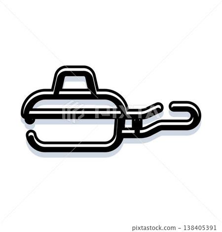 Camping pot lid gripper lifting cooking kitchen accessory Camping pot lid gripper lifting cooking kitchen accessory 138405391