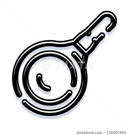Observation tool with carabiner for secure attachment Observation tool with carabiner for secure attachment 138405404