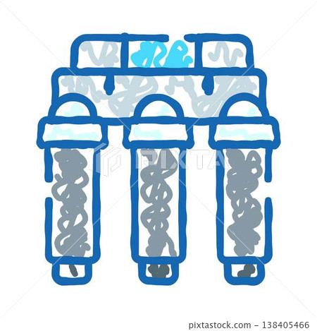 Water filtration system producing clean drinking water Water filtration system producing clean drinking water 138405466