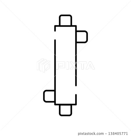 Rolling pin kitchen tool for baking dough 138405771