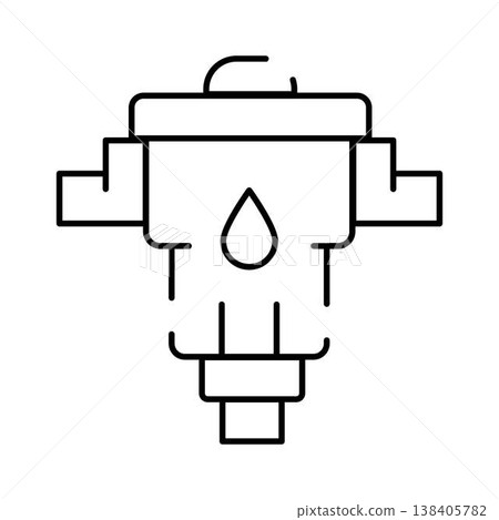 Water filter system connecting clean water purification 138405782