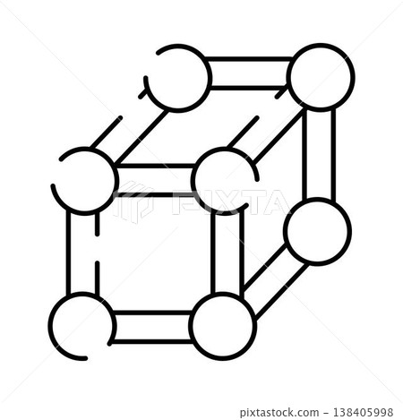 Molecule atom structure chemistry science abstract icon Molecule atom structure chemistry science abstract icon 138405998