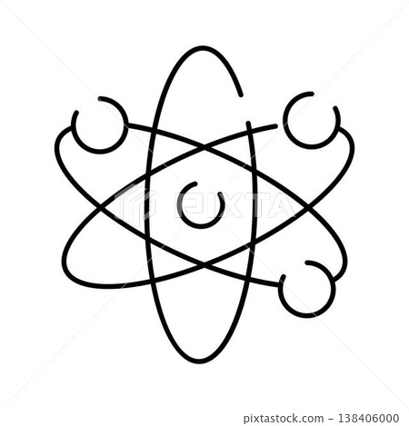 Atom science concept illustrating molecular structure and energy Atom science concept illustrating molecular structure and energy 138406000