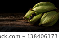 Green Cardamom Pods and Seeds Macro Food Photography 138406173