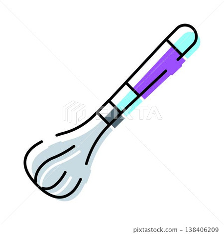 Whisk icon representing cooking baking and culinary arts Whisk icon representing cooking baking and culinary arts 138406209