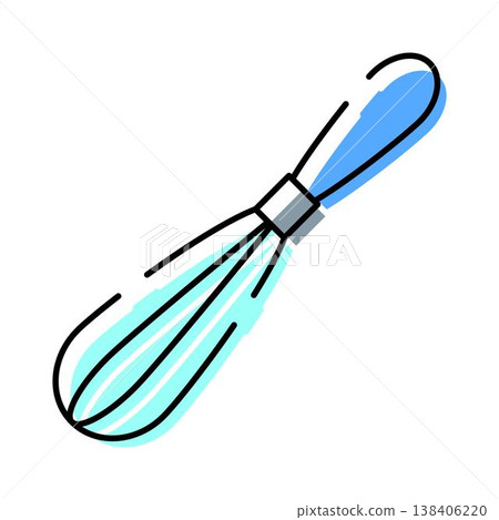 Kitchen whisk for cooking and baking food preparation Kitchen whisk for cooking and baking food preparation 138406220