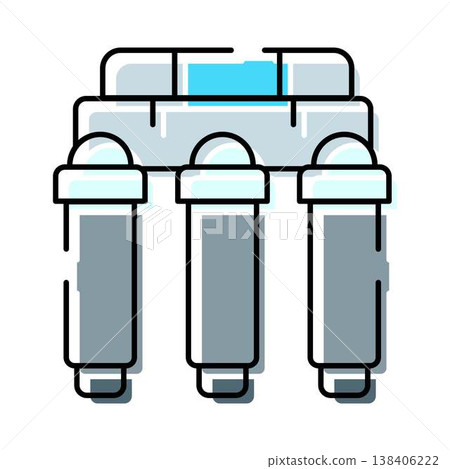 Water filtration system providing clean purified water Water filtration system providing clean purified water 138406222