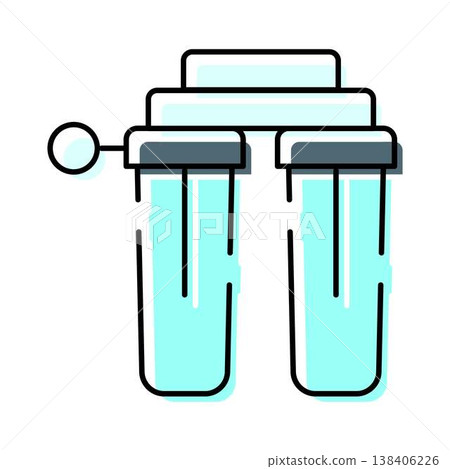 Water filtration system providing clean drinking water 138406226