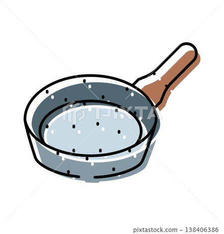Frying pan kitchen utensil cooking food preparation 138406386