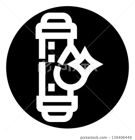 Water purification filter icon for clean drinking Water purification filter icon for clean drinking 138406448