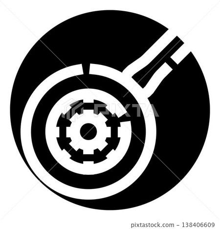 Galactic symbol of power and control with gear Galactic symbol of power and control with gear 138406609