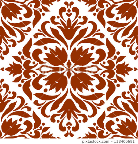 wallpaper in the style of baroque seamless 138406691