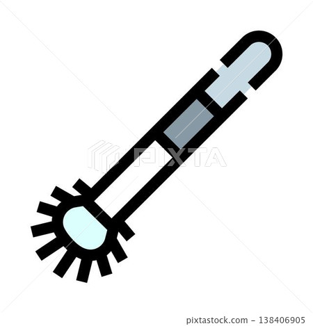 Toilet brush cleaning tool vector icon illustration concept Toilet brush cleaning tool vector icon illustration concept 138406905