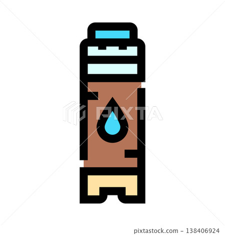 Water filter system cartridge purification equipment icon 138406924