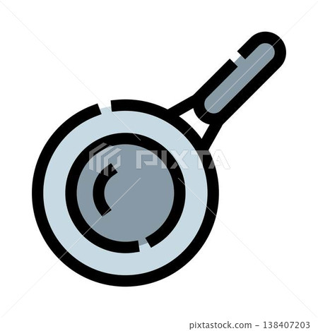 Frying pan kitchen utensil for cooking food Frying pan kitchen utensil for cooking food 138407203