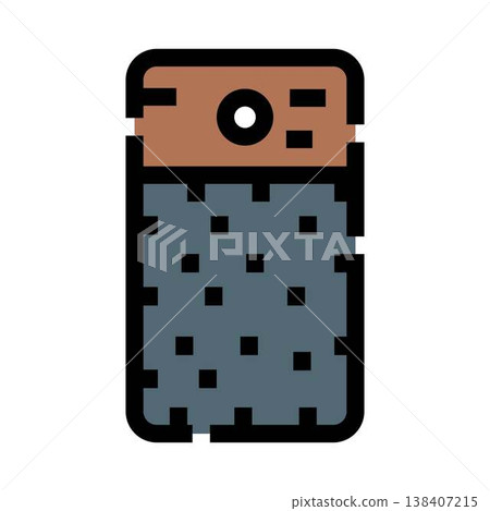 Pumice stone icon for beauty and foot care 138407215