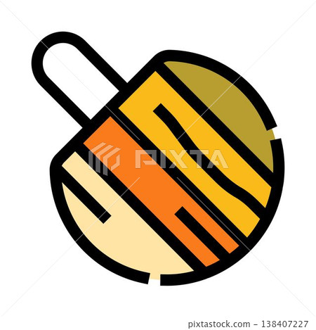Jupiter planet rotating in solar system space 138407227