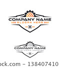 Professional modern emblem automotive logo template design 138407410