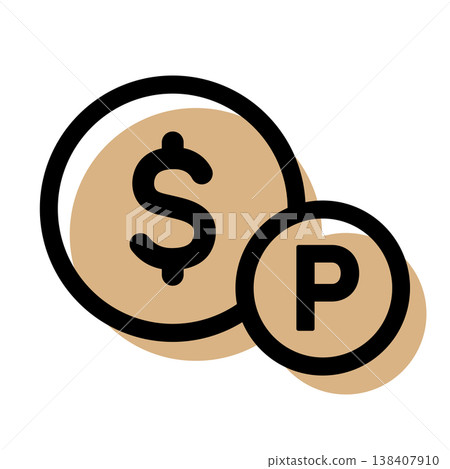 Dollar and points icons (point rewards/rewards) Dollar and points icons (point rewards/rewards) 138407910