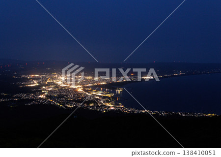 World Night View Heritage Site (Mt. Kamifushi, Mutsu City, Aomori Prefecture) 138410051