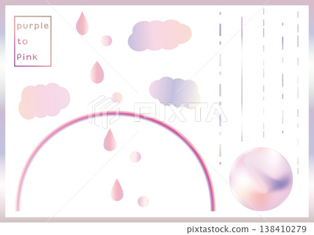 Gem-colored teardrop, chalcedony gradient 138410279