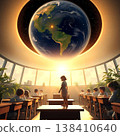 [The Future I Once Saw 68] Spaceship Earth - In the Miniature Garden Classroom - AI-Generated Work 138410640