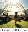 [The Future I Once Saw 70] Spaceship Earth - In the Miniature Garden Classroom 2 - AI-Generated Work 138410642