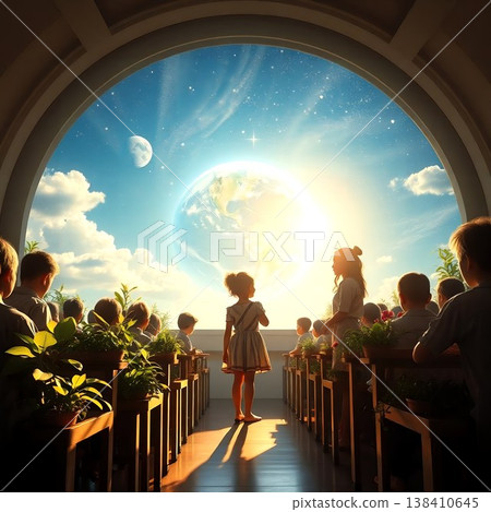[The Future I Once Saw 73] Spaceship Earth - Melody of Love - AI-Generated Work 138410645