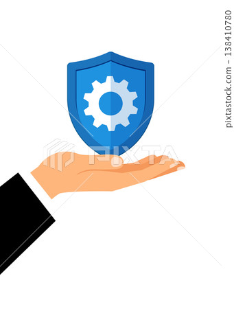 Professional Managed IT Security and Technical Support Stock Illustration. 138410780