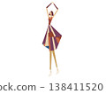 A smart woman dancing 138411520