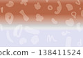 Gradient background with many patterns 138411524