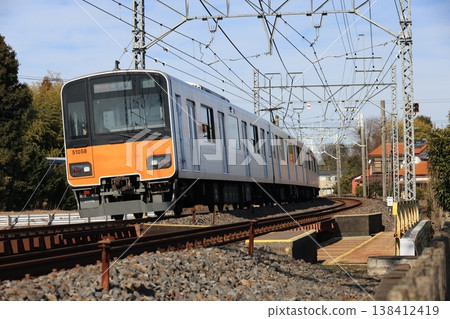 Tobu Railway train bound for Minami-Kurihashi 138412419