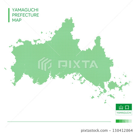 Yamaguchi Prefecture (dot map) Yamaguchi Prefecture (dot map) 138412864