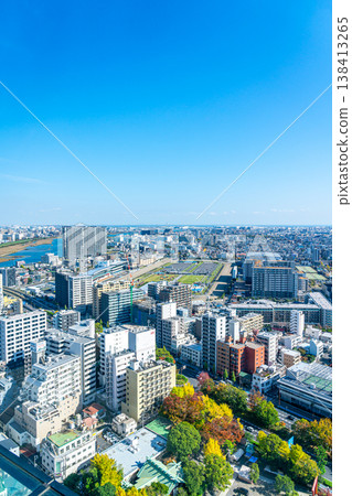 【神奈川縣】從川崎市政府展望台上看到的川崎站週邊城市景觀。 【神奈川縣】從川崎市政府展望台上看到的川崎站週邊城市景觀。 138413265
