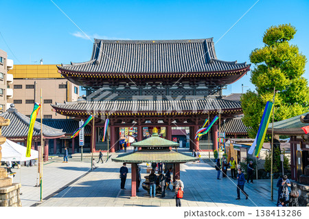 [Kanagawa Prefecture] Kawasaki Daishi under a refreshing blue sky 138413286
